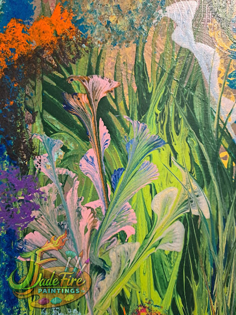 Chaos Flowers-Purple Swirl