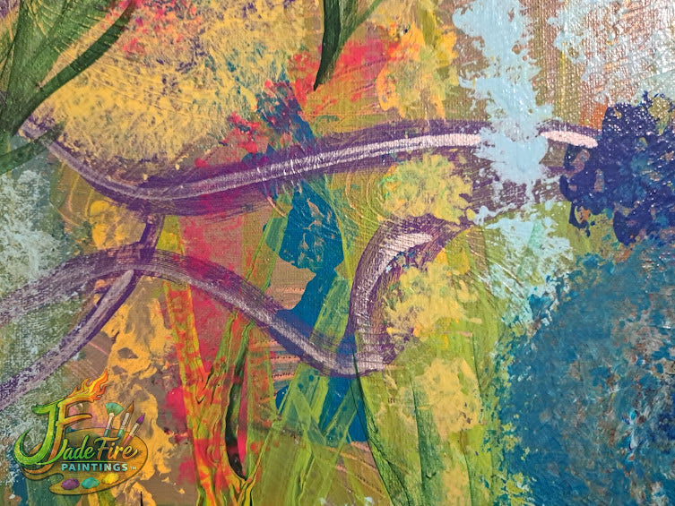 Chaos Flowers-Purple Swirl