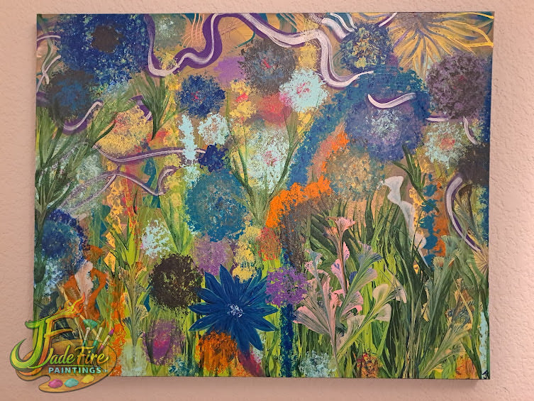 Chaos Flowers-Purple Swirl