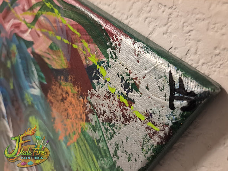 Chaos Flower-White Swirl