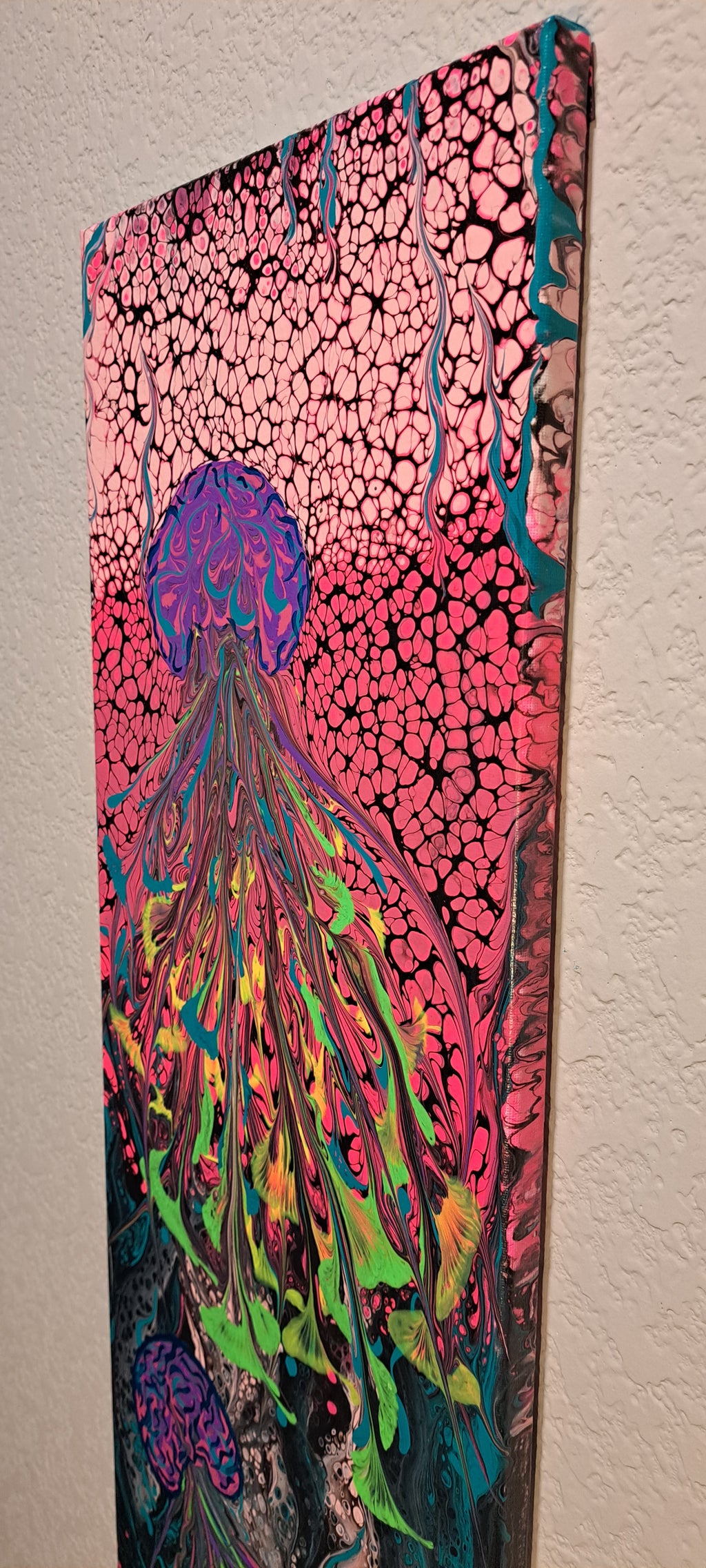 Pink and Teal Jellyfish