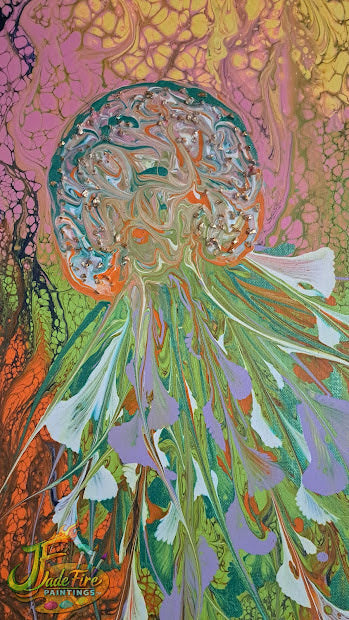 Gold Studded Jellyfish