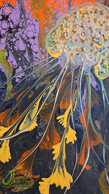 Gold Studded Jellyfish