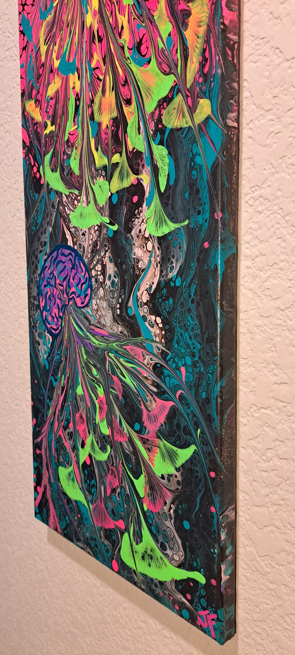 Pink and Teal Jellyfish