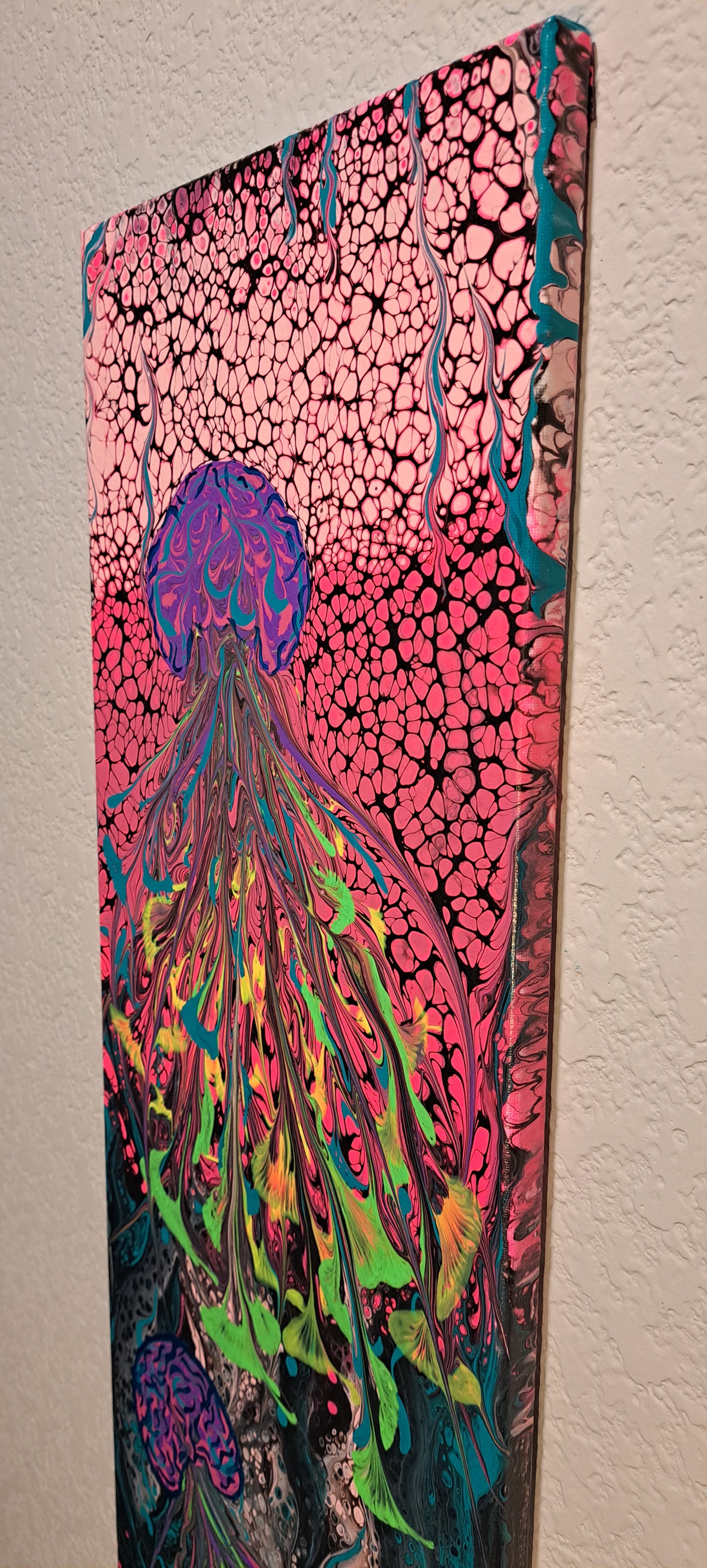 Pink and Teal Jellyfish