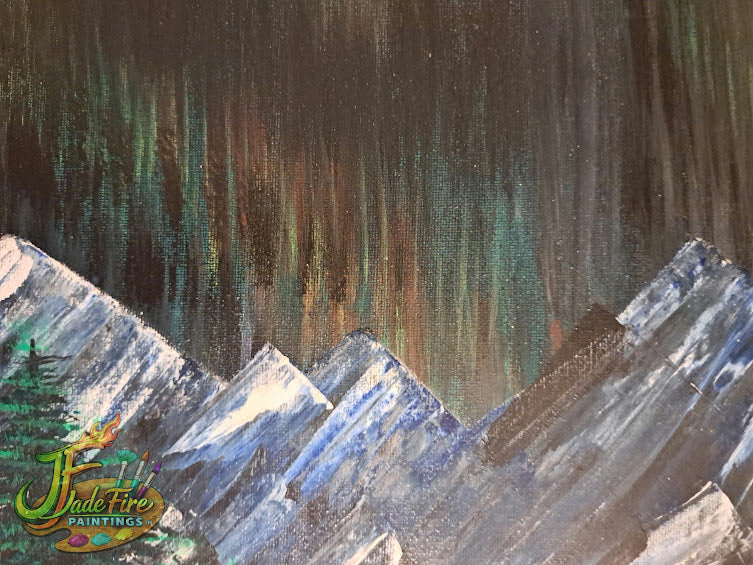 Mountain Range Aurora