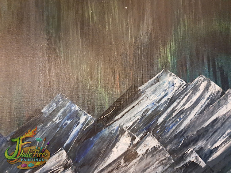 Mountain Range Aurora