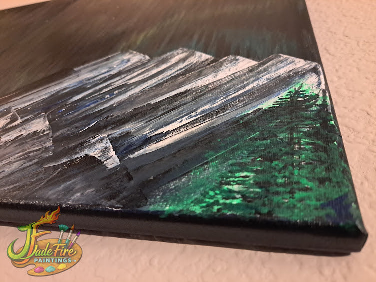 Mountain Range Aurora