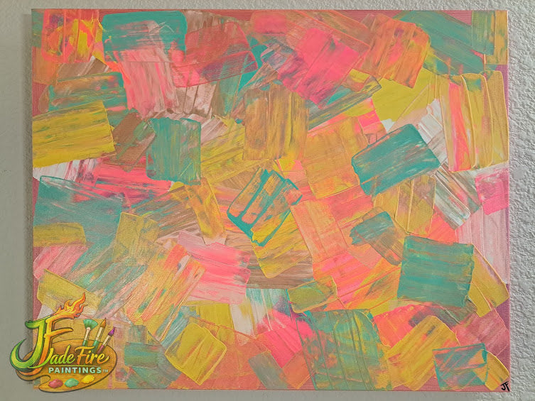 Abstract Pink Swipe
