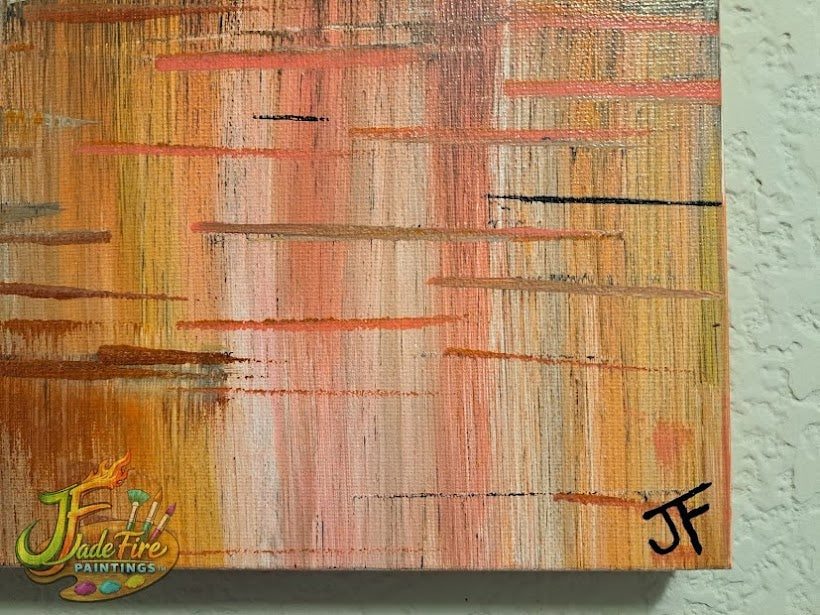 Orange Autumn Tree Reflection