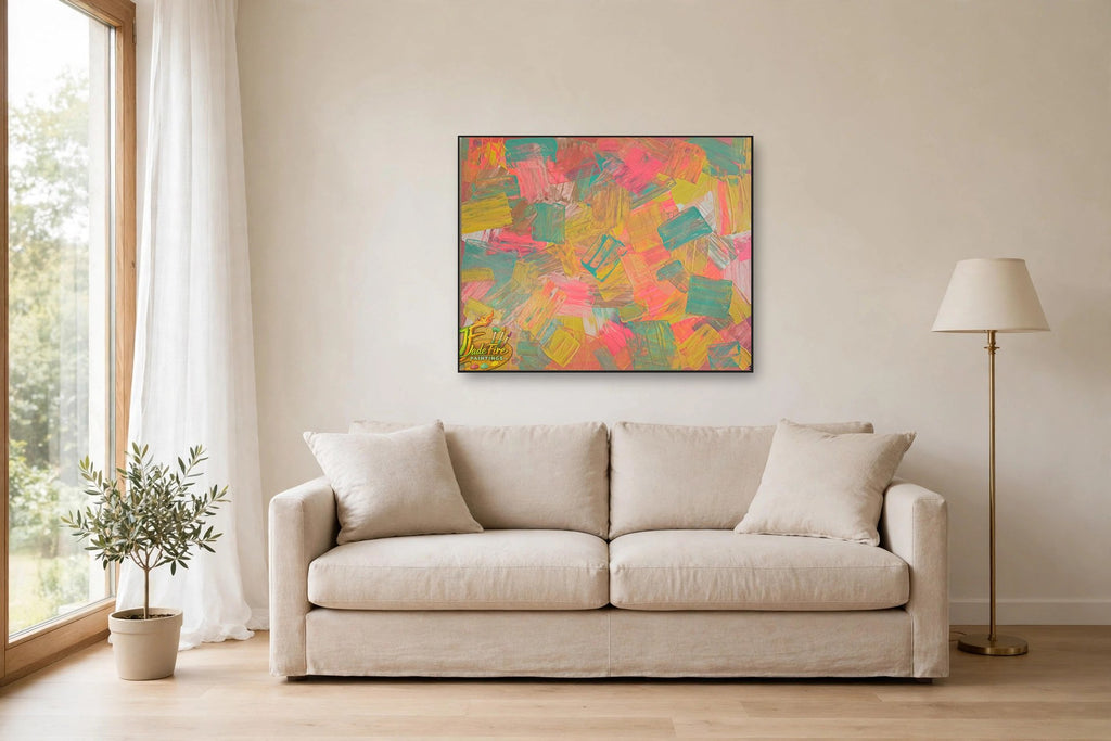 Abstract Pink Swipe